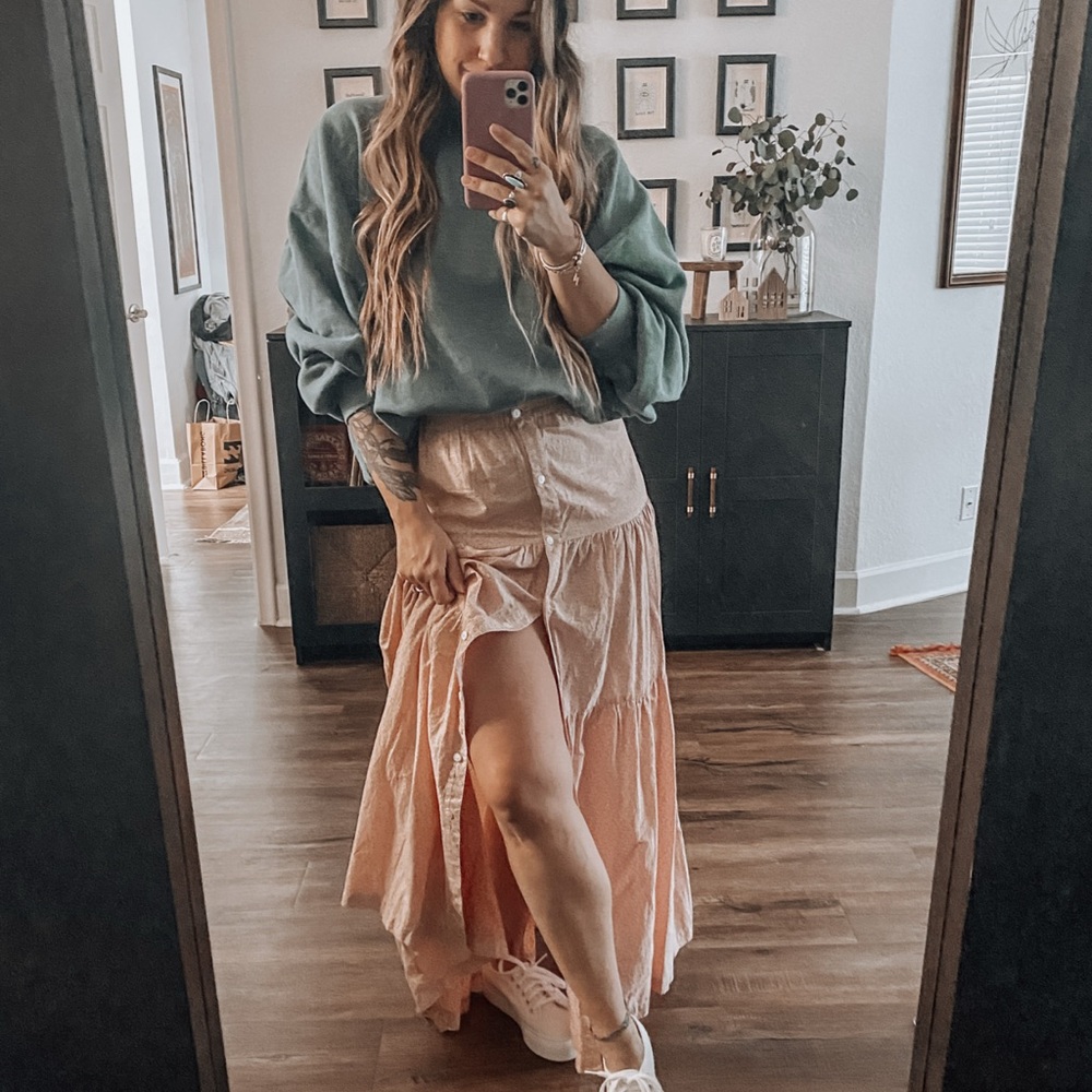 Frye x Anthropologie Maxi Skirt